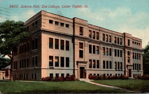 Iowa Cedar Rapids Science Hall Coe College 1915