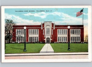 c1925 Talladega High School Alabama AL Postcard