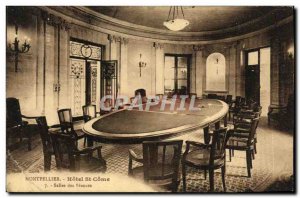 Old Postcard Montpellier Hotel St Come Halls of Sittings