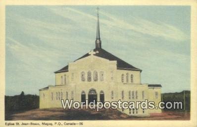 Eglise St Jean Bosco Magog, PQ Canada Unused 