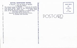 The Royal Hawaiian Hotel Waikiki Honolulu Hawaii
