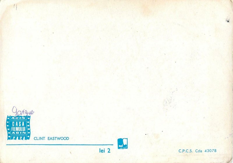 Actor clint eastwood black hat Postcard