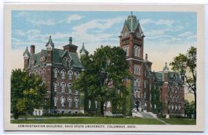 Administration Building Ohio State University Columbus Ohio postcard