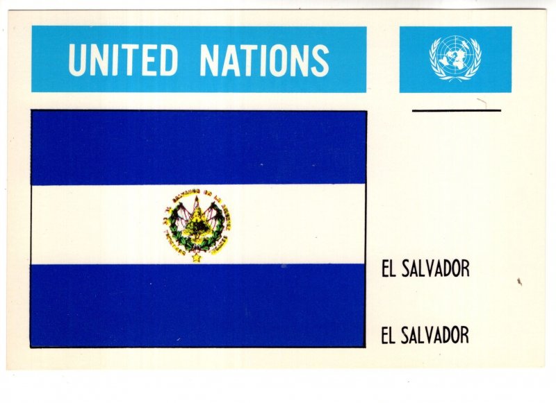 El Salvador Flag, United Nations