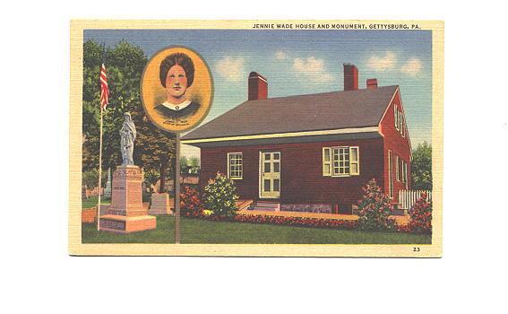 Jennie Wade Portrait House Gettysburg Pennsylvania,