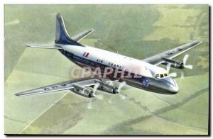 Air France Vickers Viscount Postcard Modern engines Rolls Royce Jet Plane