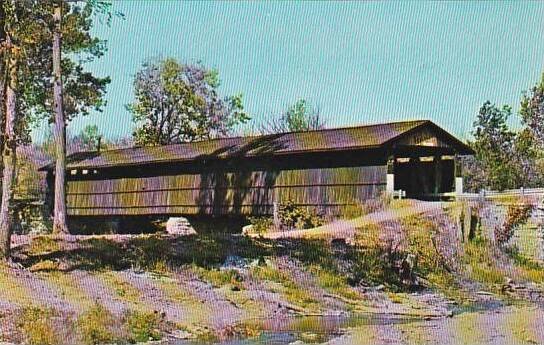 Covered Bridge Among The Old Timers  Vermont