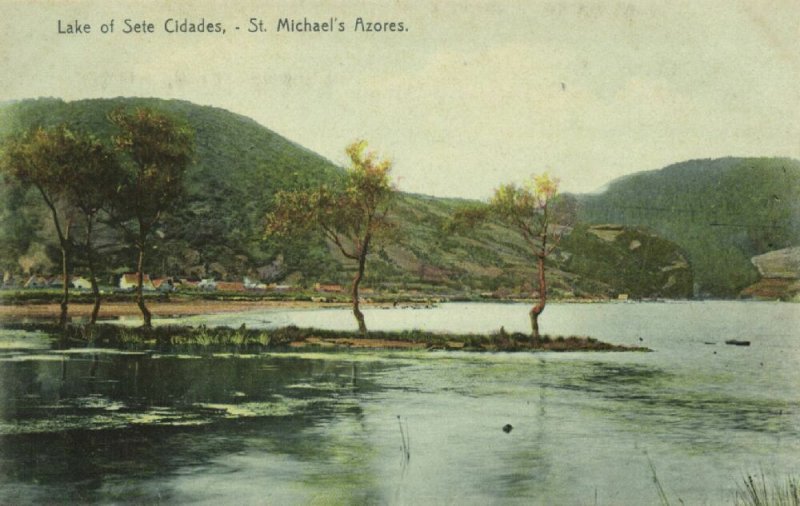 portugal, Azores Acores, SAÕ MIGUEL, Lake of Sete Cidades (1910s)