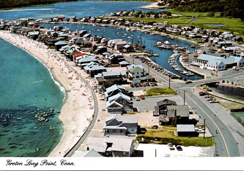 Connecticut Groton Long Point Aerial View