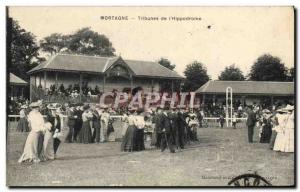 Old Postcard Horse Riding Equestrian Mortagne Tribunes of & # 39hippodrome