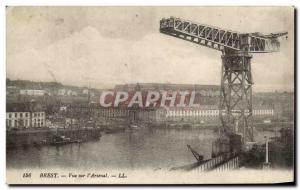 Postcard View Of The Old Brest Arsenal