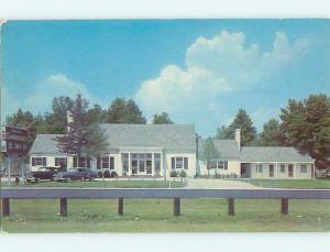 Unused 1950's OLD CARS & BUTLERS CANVASBACK MOTEL Perryville Maryland MD u3098