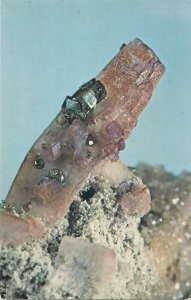 Canada Postcard Mineral specimen prehnite crystal