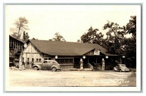 The Chimney Corner Dining Room Red House MD Vintage Standard View RPPC Postcard 