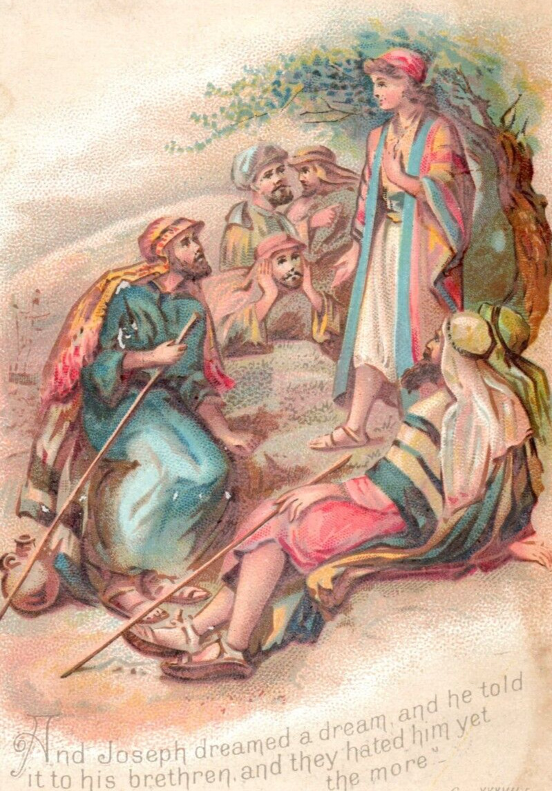 1870's-80's Joseph Dreamed A Dream Arbuckle Coffee Victorian Trade Card