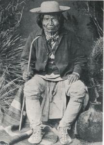 Nana Apache Indian of Warm Springs - photo 1884 - Western USA - Recent Print