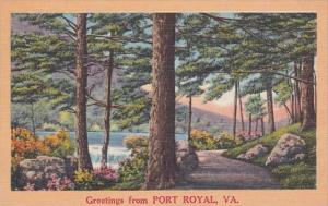 Virginia Greetings From Port Royal