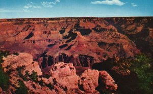 Vintage Postcard Grand Canyon Historic Bands Of Red Rock National Park Arizona