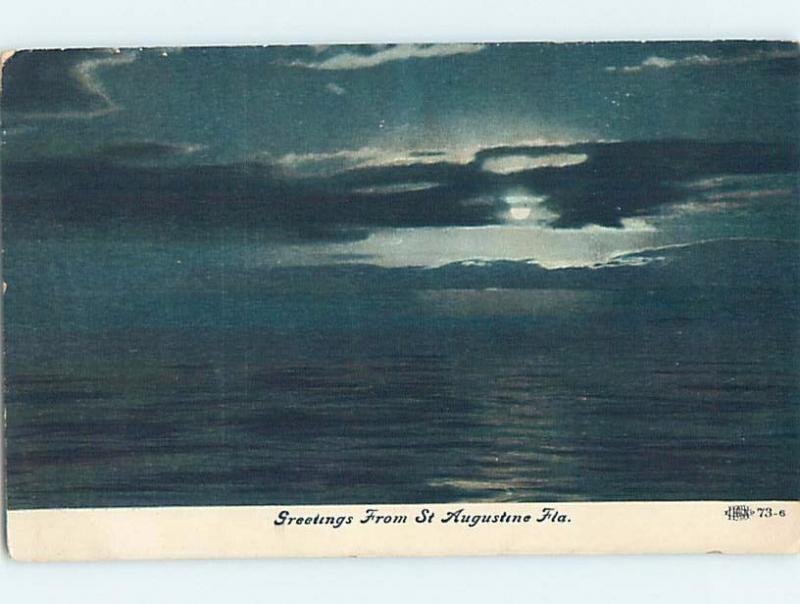 Divided-Back GREETINGS FROM POSTCARD St. Augustine Florida FL ho6030