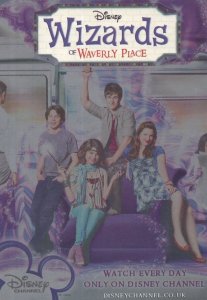 Wizards of Waverly Place Disney Channel TV Advertising Postcard