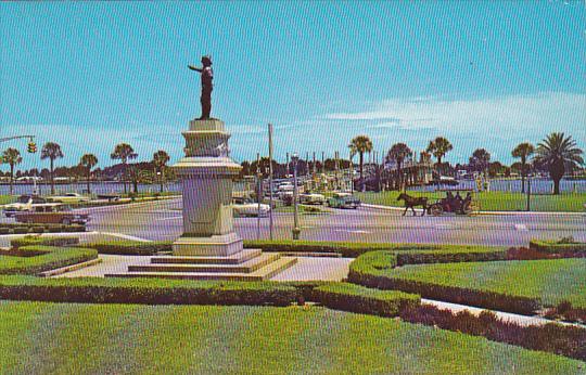 Ponce De Leon Monument and Circle St Augustine Florida