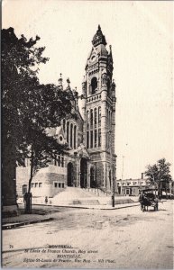 Canada Montreal St Louis de France Church Roy Street Postcard 04.39