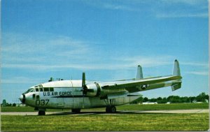 US Air Force Fairchild Airplane C 119J Packet Display AF Museum Postcard Unused 