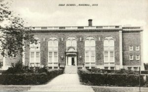 1910s High School, Ravenna, OH Postcard F74 