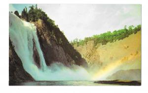 2 Waterfall Postcards Hector Falls New York Montmorency Falls Canada