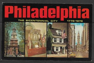 Pennsylvania, Philadelphia - Multi-View - Bicentennial City - [PA-493]