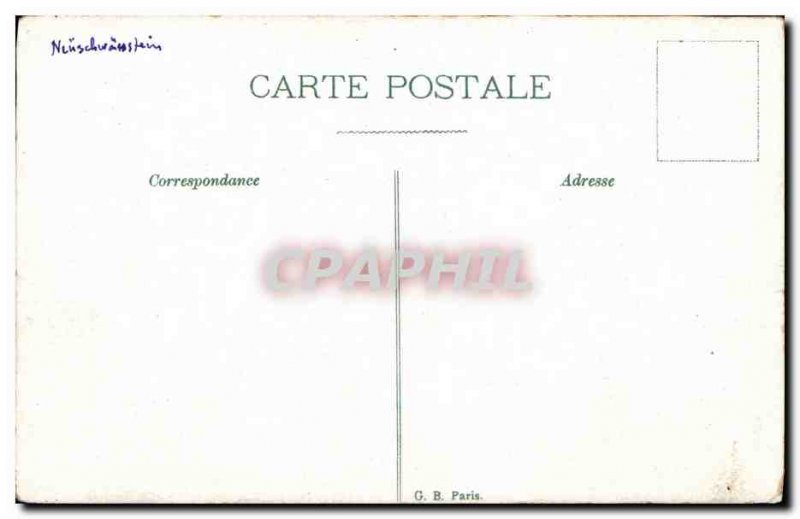 Old Postcard Neuschwasstein