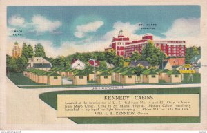 ROCHESTER, Minnesota, 1930-1940's; Kennedy Cabins, St. Mary's Hospital, Mayo ...