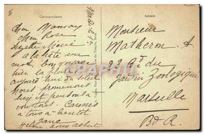 Old Postcard Paris City Hall of the 5th District and street Soufflot City Hal...
