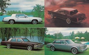 Cadillac 1979 & 1983 4x Advertising Postcard s