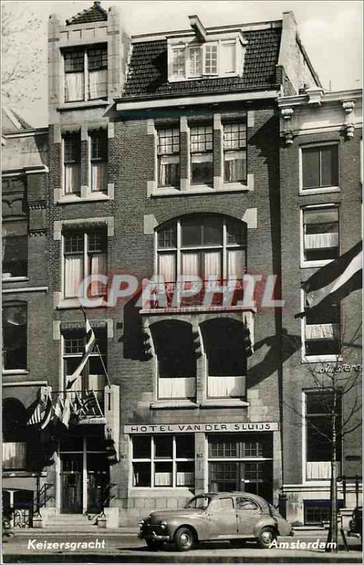 Postcard Modern Hotel van der Sluijs Keizersgracht Amsterdam