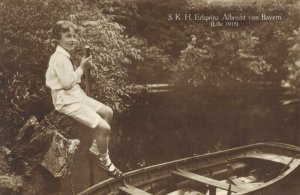 His Royal Highness Prince Albrecht von Bayern Lille 1915 Royalty RPPC 06.94