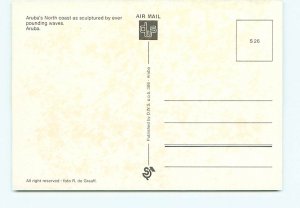 Arubas north Coast Boats Bridges Cactuses