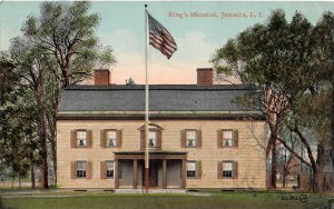 J16/ Jamaica New York Postcard c1910 King's Mansion Building  57