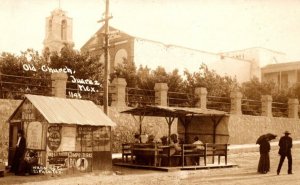 RPPC    El Paso Texas  Juarez Mexico  Border     Real Photo Postcard  c1910