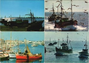 FISHING BOATS SHIPPING 500 MODERN Postcards (L3433)