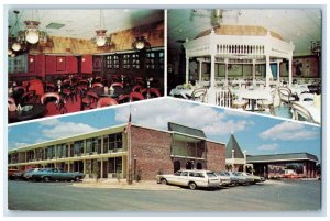 1975 Eureka Inn Gazebo Dining Room Eureka Springs Arkansas AR Multiview Postcard