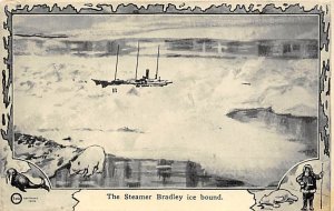 Steamer Bradley Ice Bound Ship Unused 