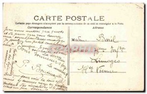 Old Postcard Paris Trocadero seen on the Eiffel Tower