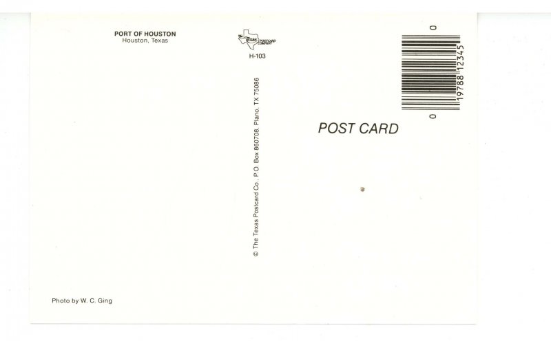 TX -  Houston. Port of Houston, Aerial View        (4x6)