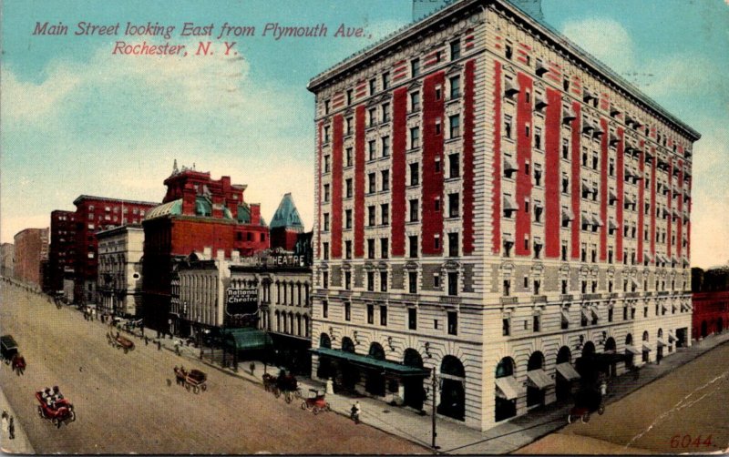 New York Rochester Main Street Looking East From Plymouth Avenue 1912