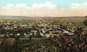 C.1910 Bird's-Eye View of Stroudsburg From Godfreys Ridge Postcard P124