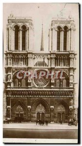 Old Postcard Paris Notre Dame