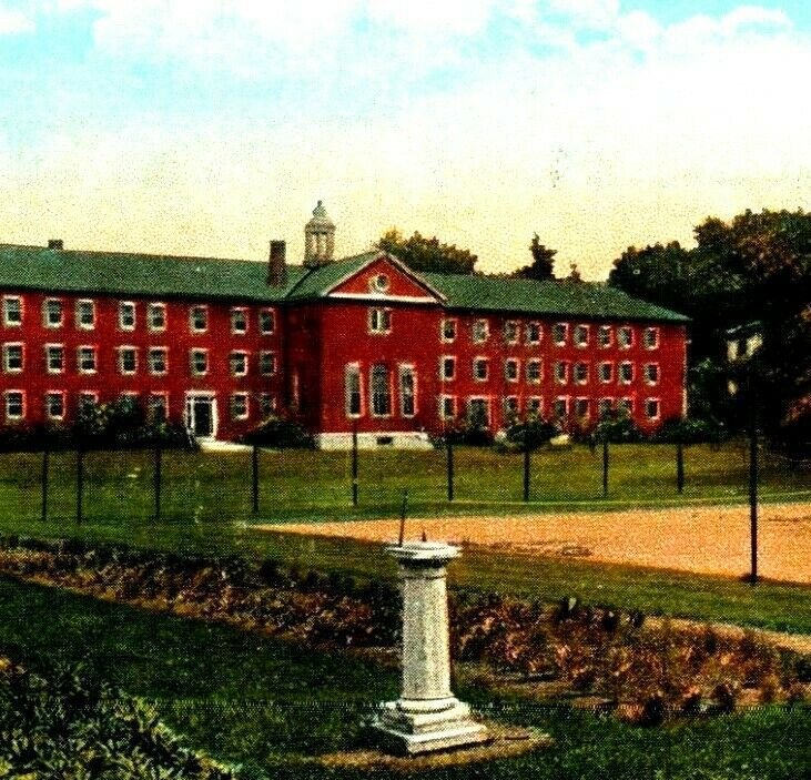 Postcard Keene New Hampshire NH Dormitory Normal School White Border 