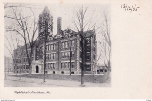 NORRISTOWN, Pennsylvania, 1900-1910s; High School