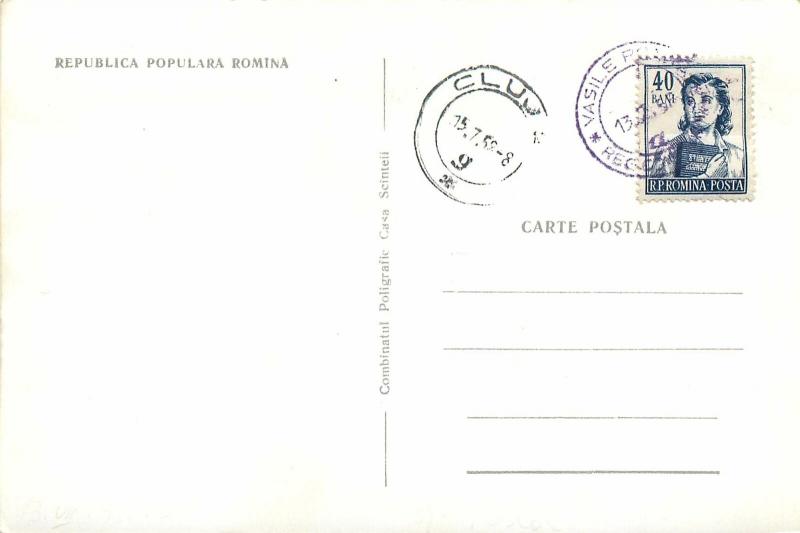 Romania Constanta 1958 postcard